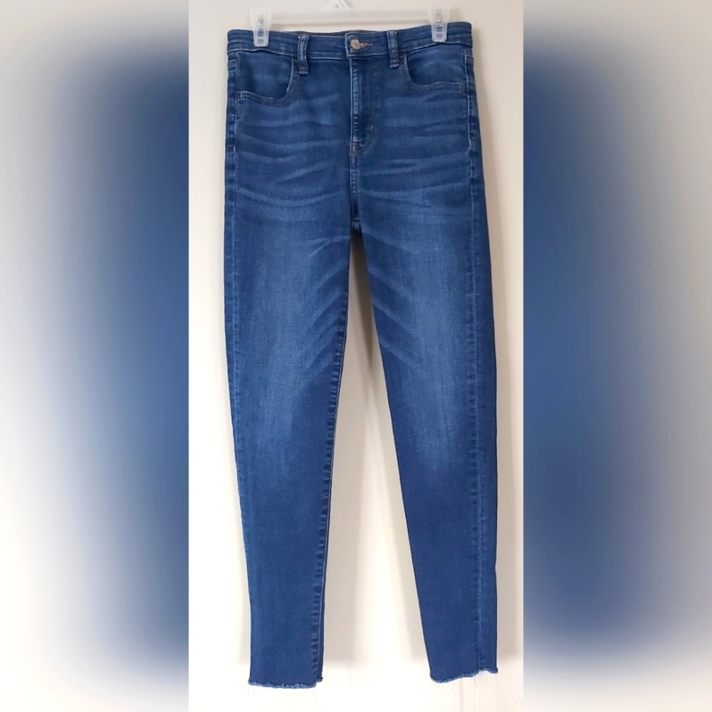 American Eagle super high rise jegging crop sz8 reg
